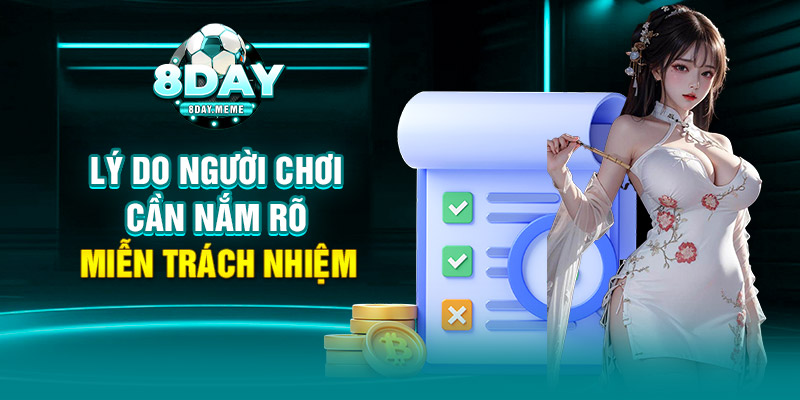 Lý do người chơi cần nắm rõ miễn trách nhiệm